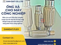 Bô zin chống rung inox/ Ống xả máy phát điện/ Ống bô giảm chấn inox