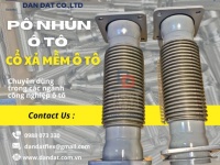 Bô zin chống rung inox/ Ống xả máy phát điện/ Ống bô giảm chấn inox