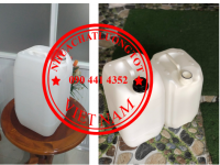 Mua can nhựa 10 lít đựng cồn, can 20 lít đựng thuốc thủy sản, thùng nhựa 25 lít đựng vi sinh