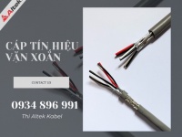 Cáp tín hiệu AWG vặn xoắn 2 lớp chống nhiễu Altek Kabel