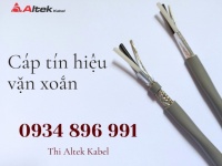 Cáp tín hiệu AWG vặn xoắn 2 lớp chống nhiễu Altek Kabel