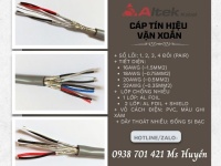 Cáp Tín Hiệu Vặn Xoắn Chống Nhiễu  1 Pair 18 Awg