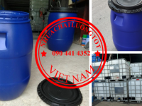 Thùng phuy 120 lit đựng dầu nhờn, thùng phuy nhựa 220 lít đựng dung môi 