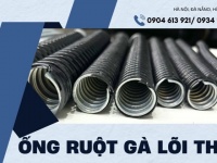 Ống ruột gà lõi thép / ống kẽm đàn hồi phi 20 Đà Nẵng, HCM, Hà Nội