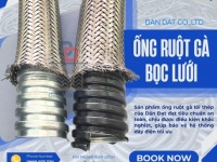 Ống ruột gà chịu nhiệt/ Ống ruột gà bọc nhựa PVC/ Ống ruột gà bọc nhựa PVC có lưới