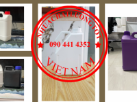 Can nhựa 500ml đựng nước xả vải, can 1 lít đựng thuốc diệt sâu bọ, can 2 lít đựng nước lau sàn 