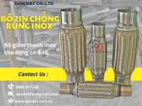 Bô chống rung/ Ống bô giảm chấn/ Ống xả cho máy công nghiệp/ Pô nhún ô tô