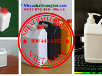 Can nhựa đựng nước uống 5 lít, can 2 lít đựng hóa chất nông sản, can 1 lít đựng dầu nhớt, can nhựa 5