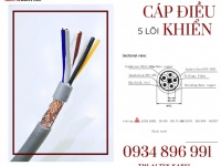 Cáp điều khiển 5×0.75mm², 5×1.0mm² chống nhiễu Altek Kabel – Giá tốt, hàng sẵn kho