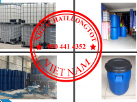 Thùng phuy nhựa 30 lít đựng nước mưa, thùng phi xanh 50 lít nắp hở muối dưa cà