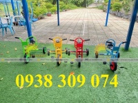 Xe đạp 3 bánh đơn mầm non, Xe đạp 3 bánh đôi mầm non