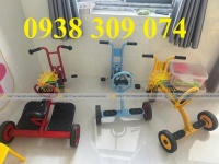 Xe đạp 3 bánh đơn mầm non, Xe đạp 3 bánh đôi mầm non