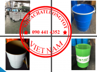 Thùng phuy sắt đựng dung môi, vỏ thùng phuy sắt 220L giá rẻ nhất