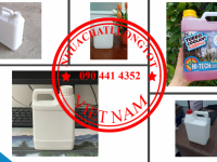 Can nhựa 5 lít công nghiệp, giá can nhựa 2 lít đựng axit, can nhựa 1L đựng thuốc trừ sâu, can nhựa 0