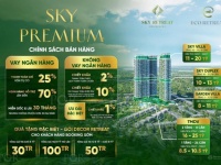 Bán căn hộ Eco Long An, duplex 3,5 tỷ 60m2, căn hộ thông tầng Sky Premium