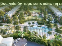 Căn hộ 2PN Eco Long An, Eco Retreat ban công vườn mây, view BT Đảo, 96m2 chỉ 4.5 tỷ rẻ nhất thị