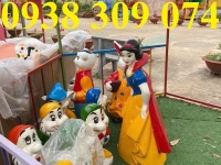 Tượng cổ tích bạch tuyết, tượng cô tấm, tượng con hươu