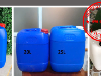 Can nhựa 30 lít đựng dung môi, can chứa 25 lít thuốc trừ sâu, thùng nhựa 20 lít vuông trắng, can 10L