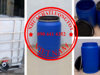 Công ty thùng phi nhựa 30L đựng nhớt, lu nhựa 50L đựng nguyên liệu pha chế