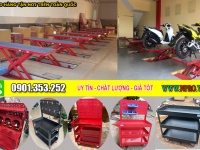 Bàn Nâng Xe Máy Âm Nền – Giải Pháp Chuyên Nghiệp Cho Tiệm Sửa Chữa Xe Máy