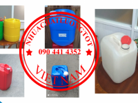 SX can nhựa 30 lít dày, thùng 25 lít đựng kiềm, can nhựa 20 lít đựng thuốc thủy sản, can 10 lít đựng