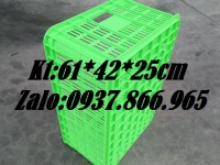 Sọt nhựa rỗng đựng đồ trong nhà máy chế biến, sóng nhựa hở, sọt nhựa nguyên sinh