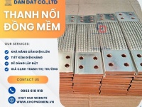 Dây đồng bện/ Dây đồng bện tiếp địa/ Dây đồng bện tiếp địa mặt bích