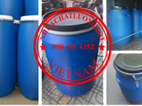 Lu nhựa 30 lít nắp hở, thùng phuy 50 lít đựng gạo, thùng nhựa 60 lít đựng hóa chất 