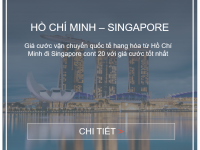 Giá cước vận tải biển từ Hồ Chí Minh đi Singapore