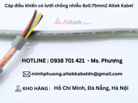 Cáp điều khiển có lưới chống nhiễu 6x0.75mm2 Altek Kabel