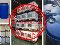 Thùng phi nhựa 220L đựng nhiên liệu, thùng phuy 120 lít đựng hóa chất y tế 