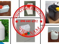 Gía can nhựa 5L đựng hóa chất, can 2 lít đựng nông dược, can 1 lít đựng hóa chất thú y, can 500ml đự