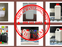 Gía can nhựa 5L đựng hóa chất, can 2 lít đựng nông dược, can 1 lít đựng hóa chất thú y, can 500ml đự