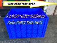 Thùng nhựa nguyên sinh có bánh xe, thùng nhựa đặc có 8 bánh xe, thùng nhựa nguyên sinh