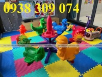 Đu quay trẻ em,đu quay mầm non, mâm xoay trẻ em mầm non