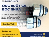 Ống ruột gà/ Ống ruột gà inox bọc nhựa/ Đầu nối ống ruột gà lõi thép bọc nhựa