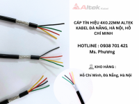 Cáp tín hiệu 4x0.22mm Altek Kabel Đà Nẵng, Hà Nội, Hồ Chí Minh