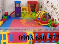 Rào chắn bằng nhựa lắp ghép dành cho trẻ em mầm non