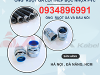 ỐNG RUỘT GÀ LÕI THÉP BỌC NHỰA PVC ĐÀ NẴNG,HCM