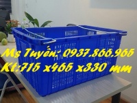 Sọt nhựa nguyên sinh có quai xách