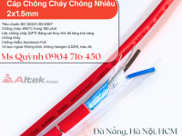 Cáp chống cháy chống nhiễu 2x1.5 Altek Kabel 750 độ Đà Nẵng, Hồ Chí Minh, Hà Nội
