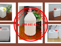 Can nhựa 0,5 lít đựng hóa chất, can 1 lít đựng dung môi, can nhựa 2 lít tròn, can nhựa 5 lít vòi ấn 