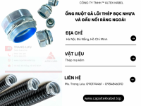 Tổng kho phân phối ống ruột gà lõi thép tại Đà Nẵng, Hà Nội, HCM