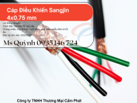 Cáp điều khiển chống nhiễu 4x0.75 Sangjin Hồ Chí Minh