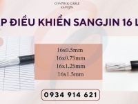 Cáp điều khiển 16 lõi, cáp tín hiệu Sangjin 16x0.75 - phân phối tai HCM