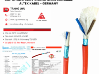 Cáp Chống Cháy Chống Nhiễu 2x1.5mm2 IEC 60331, BS6387