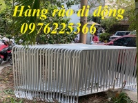 Cung cấp hàng rào sắt di động, rào chắn barie, hàng rào chắn đường giá rẻ