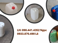 Cung cấp can nhựa 30 lít đựng xăng, can 25 lít đựng dầu, can 20 lít đựng nhớt