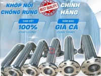 Khớp nối mềm inox 304, Khớp nối inox chống rung, Khớp nối mềm công nghiệp