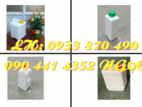 SX can nhựa 500ml, 1 lít, 2 lít, 5 lít đựng nguyên liệu thực phẩm